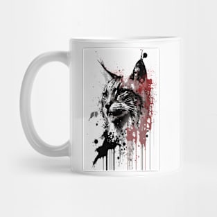 Bobcat Ink Portrait Mug